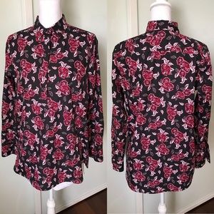 Lands’ End ‘No-iron’ Supima Cotton Tunic Top/Shirt